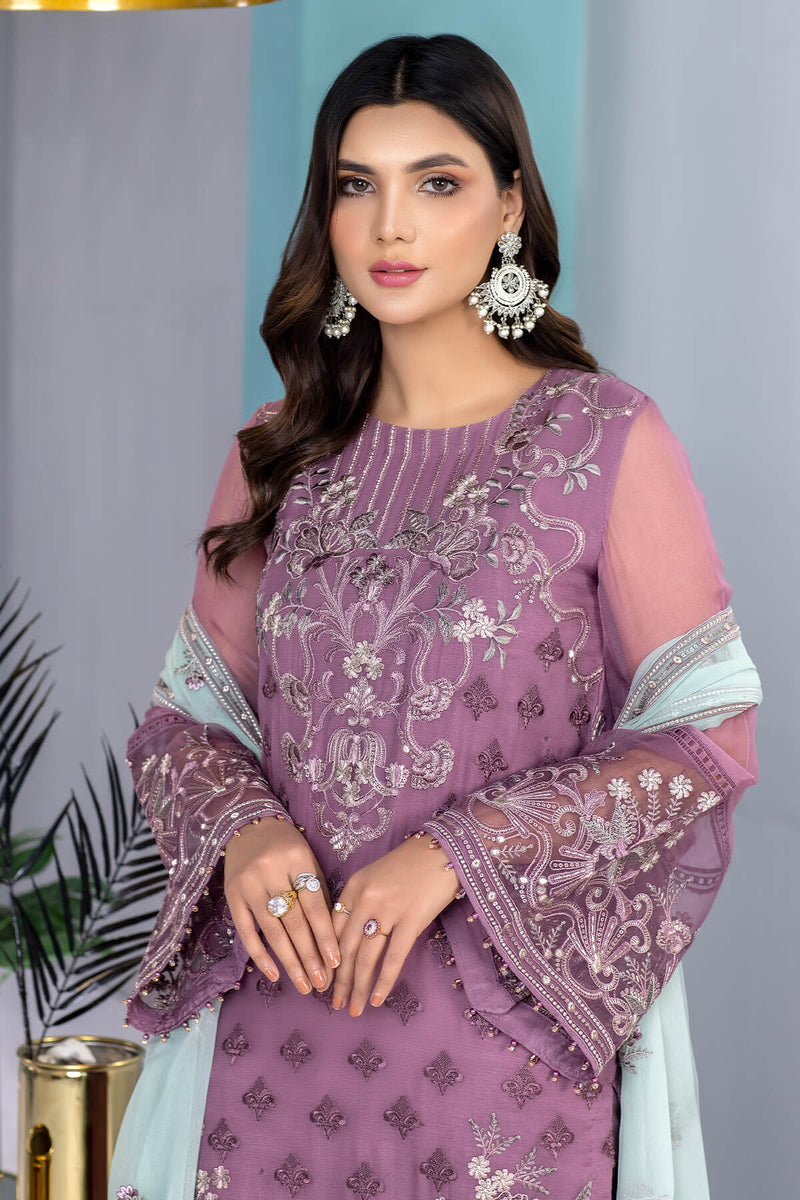 Flossie Clothing Luxury Embroidered Collection -MONOTONOUS AMETHYST – Final  Choice